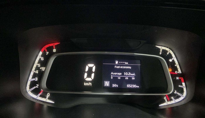 2021 KIA SONET HTX 1.0 IMT, Petrol, Manual, 65,186 km, Odometer Image