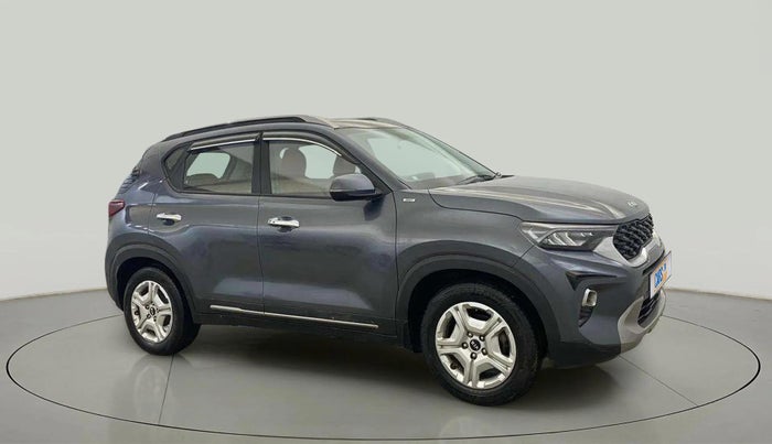 2021 KIA SONET HTX 1.0 IMT, Petrol, Manual, 65,186 km, Right Front Diagonal