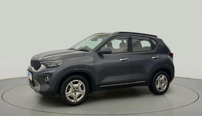 2021 KIA SONET HTX 1.0 IMT, Petrol, Manual, 65,186 km, Left Front Diagonal