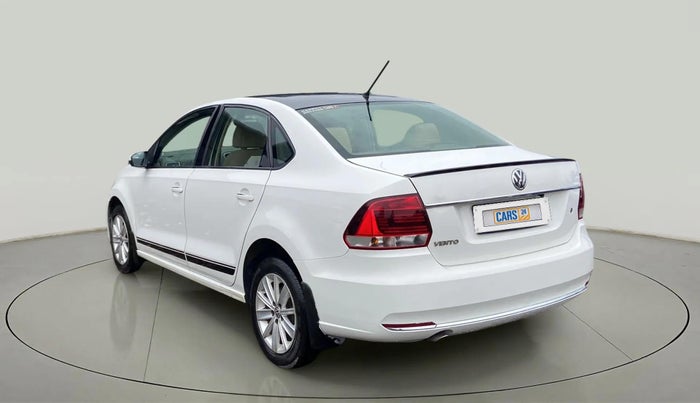 2016 Volkswagen Vento HIGHLINE PETROL AT, Petrol, Automatic, 83,355 km, Left Back Diagonal