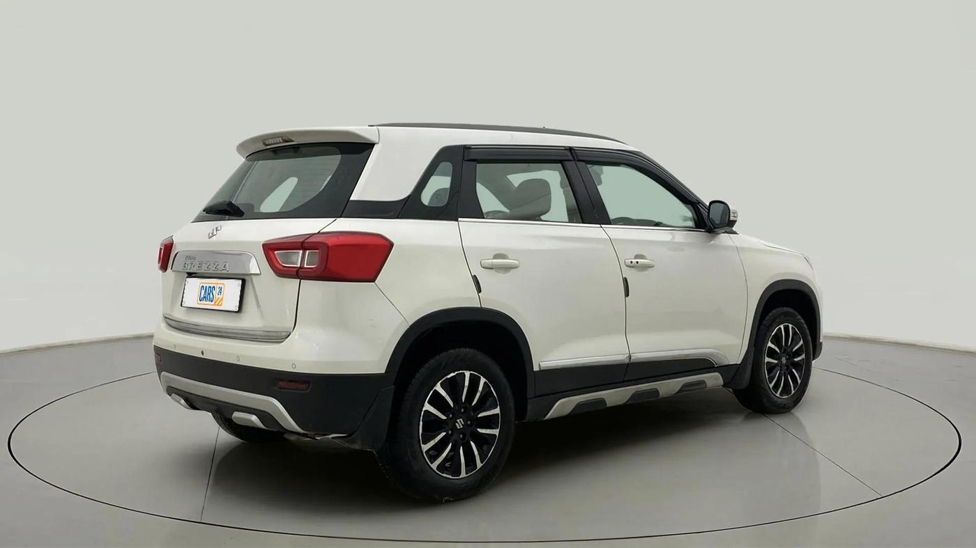 2020 Maruti Vitara Brezza ZXI PLUS, CNG, Manual, 75,815 km, Right Back Diagonal