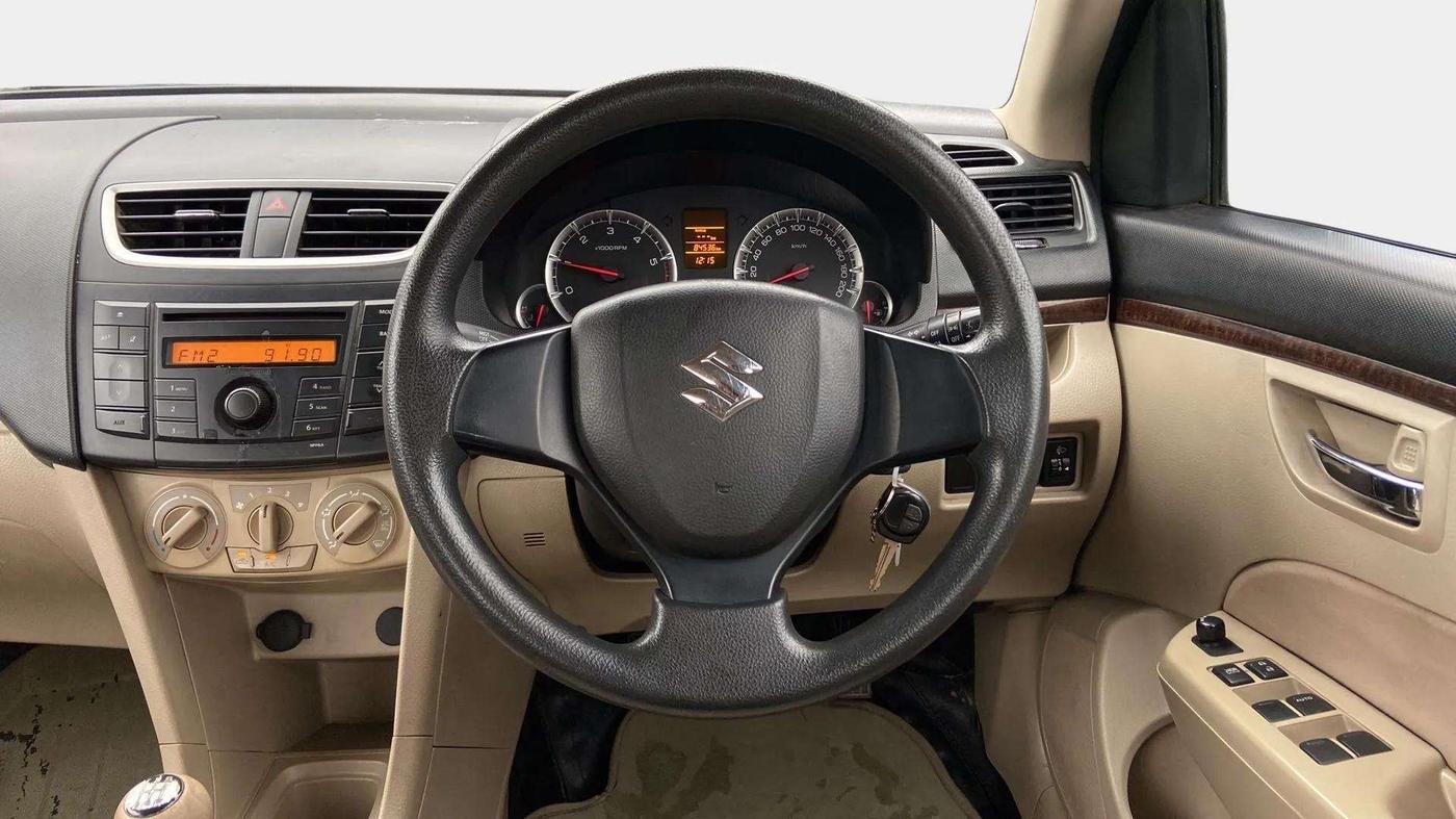 2014 Maruti Swift Dzire VDI, Diesel, Manual, 84,748 km, Steering Wheel Close Up