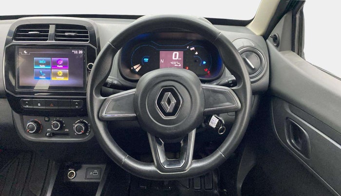 2021 Renault Kwid RXT 1.0 AMT (O), Petrol, Automatic, 40,280 km, Steering Wheel Close Up