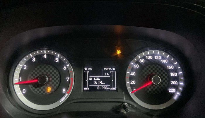 2021 Hyundai GRAND I10 NIOS SPORTZ 1.2 KAPPA VTVT CNG, CNG, Manual, 81,725 km, Odometer Image