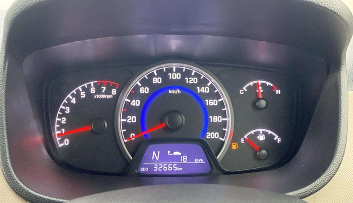 2017 Hyundai Grand i10 SPORTZ (O) AT 1.2 KAPPA VTVT, Petrol, Automatic, 32,624 km, Odometer Image
