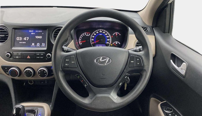2017 Hyundai Grand i10 SPORTZ (O) AT 1.2 KAPPA VTVT, Petrol, Automatic, 32,624 km, Steering Wheel Close Up