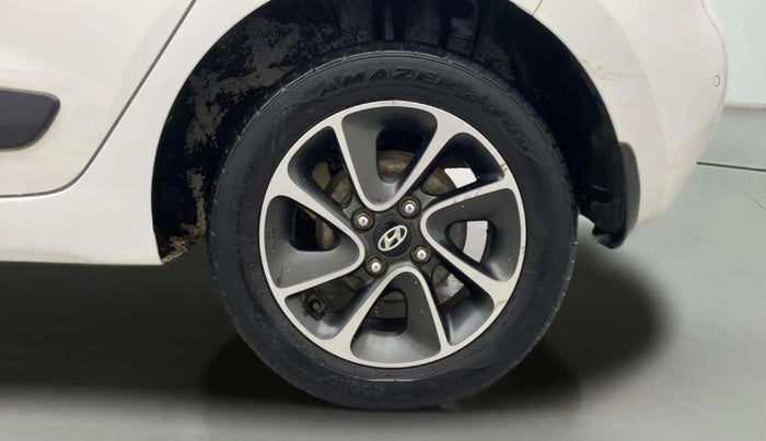 2017 Hyundai Grand i10 SPORTZ (O) AT 1.2 KAPPA VTVT, Petrol, Automatic, 32,624 km, Left Rear Wheel