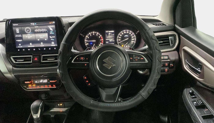 2023 Maruti FRONX ALPHA 1.0L TURBO 6 AT, Petrol, Automatic, 21,606 km, Steering Wheel Close Up