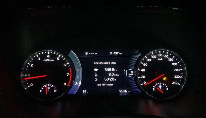 2021 KIA SELTOS X LINE 1.4 PETROL DCT, Petrol, Automatic, 55,529 km, Odometer Image