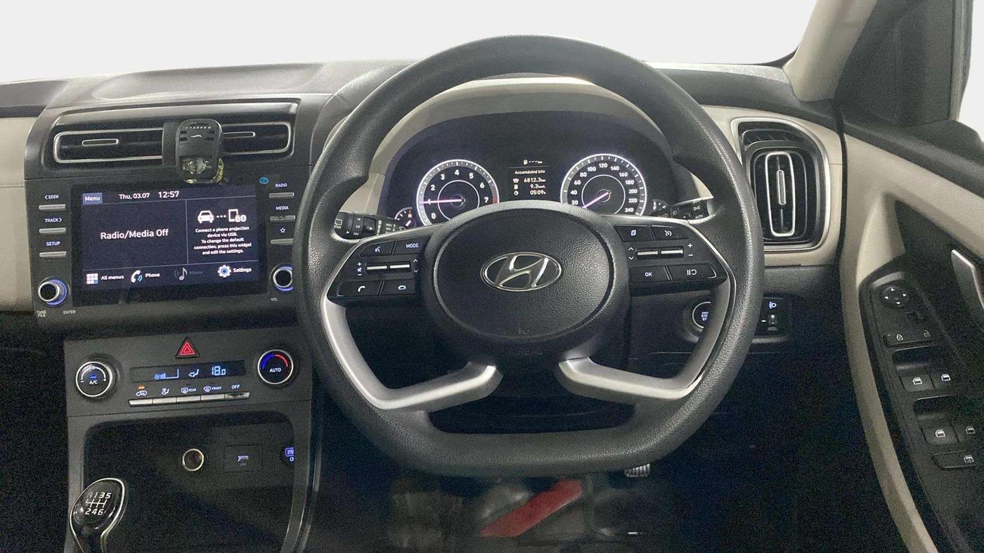 2021 Hyundai Creta S 1.5 PETROL, Petrol, Manual, 65,792 km, Steering Wheel Close Up