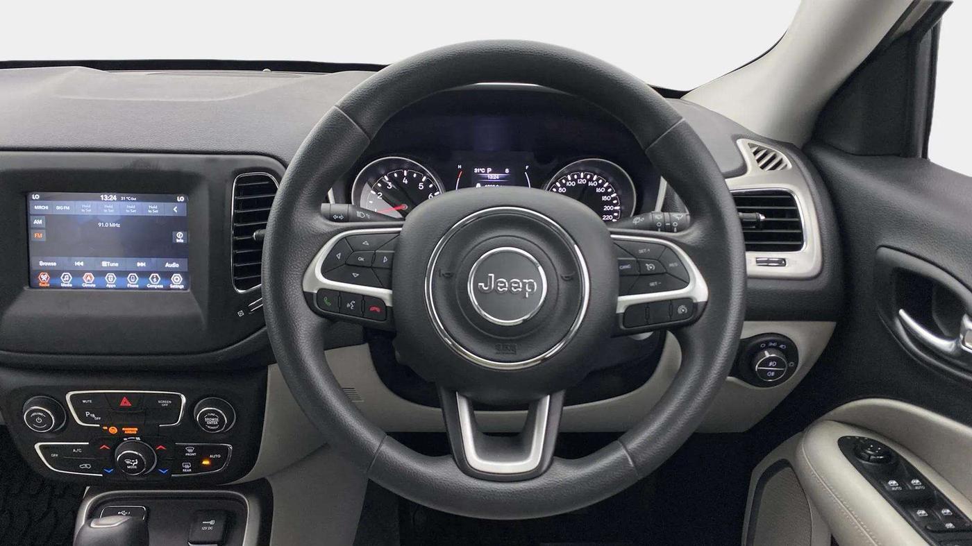 2020 Jeep Compass LONGITUDE PLUS 1.4 PETROL AT, Petrol, Automatic, 36,593 km, Steering Wheel Close Up
