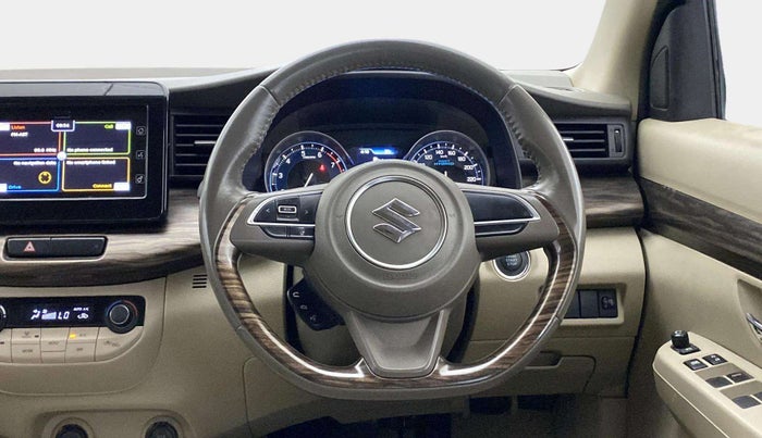 2019 Maruti Ertiga ZXI+ SHVS, Petrol, Manual, 35,516 km, Steering Wheel Close Up