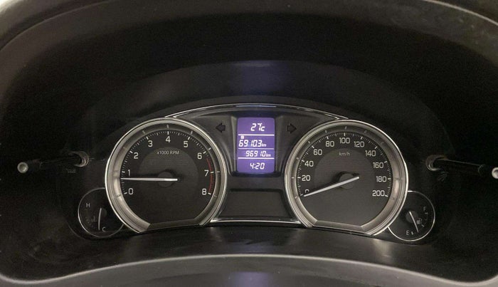 2017 Maruti Ciaz DELTA 1.4 MT PETROL, Petrol, Manual, 96,909 km, Odometer Image