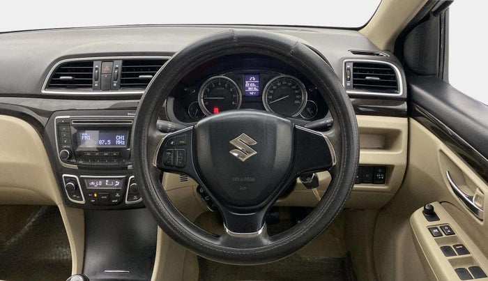 2017 Maruti Ciaz DELTA 1.4 MT PETROL, Petrol, Manual, 96,909 km, Steering Wheel Close Up