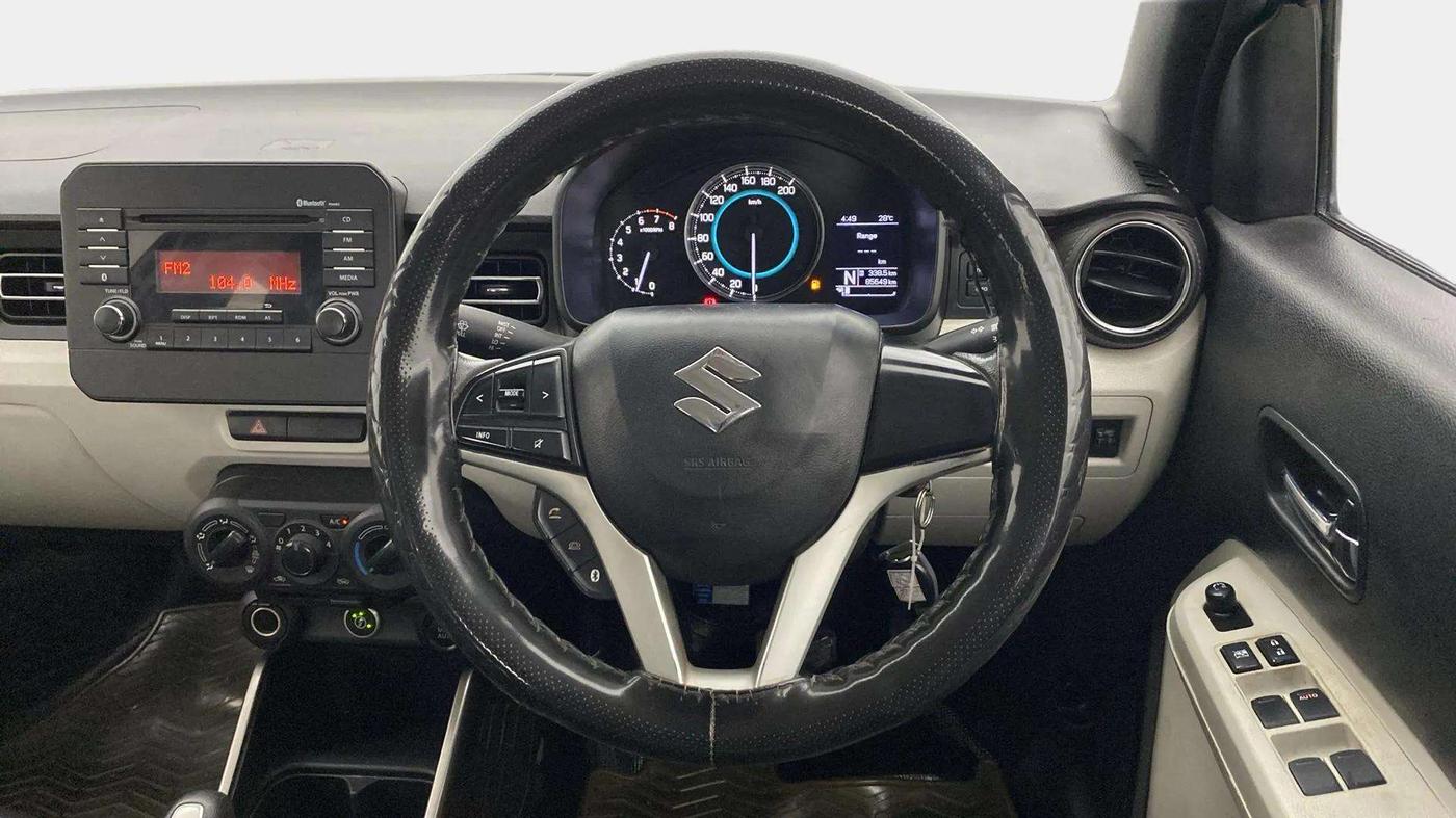 2018 Maruti IGNIS DELTA 1.2 AMT, CNG, Automatic, 85,705 km, Steering Wheel Close Up