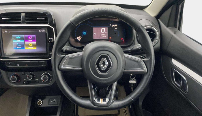 2022 Renault Kwid CLIMBER 1.0 AMT (O), Petrol, Automatic, 5,429 km, Steering Wheel Close Up