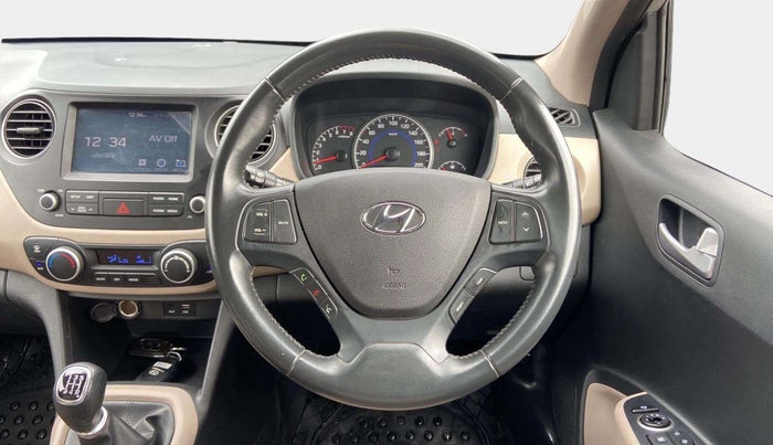 2018 Hyundai Grand i10 ASTA 1.2 KAPPA VTVT, Petrol, Manual, 39,035 km, Steering Wheel Close Up