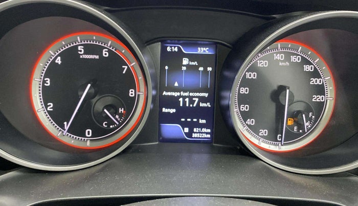 2021 Maruti Swift ZXI PLUS, Petrol, Manual, 38,489 km, Odometer Image