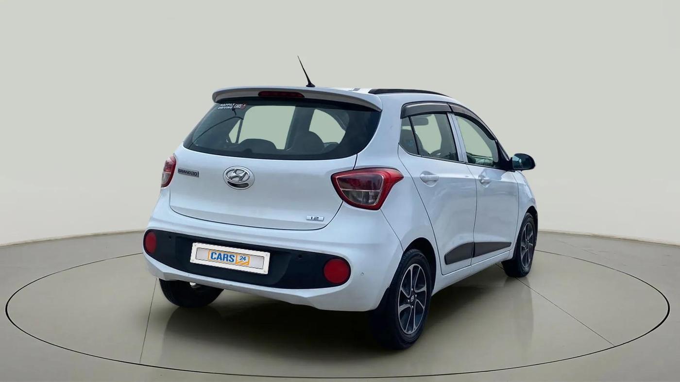 2019 Hyundai Grand i10 SPORTZ (O) AT 1.2 KAPPA VTVT, Petrol, Automatic, 78,117 km, Right Back Diagonal