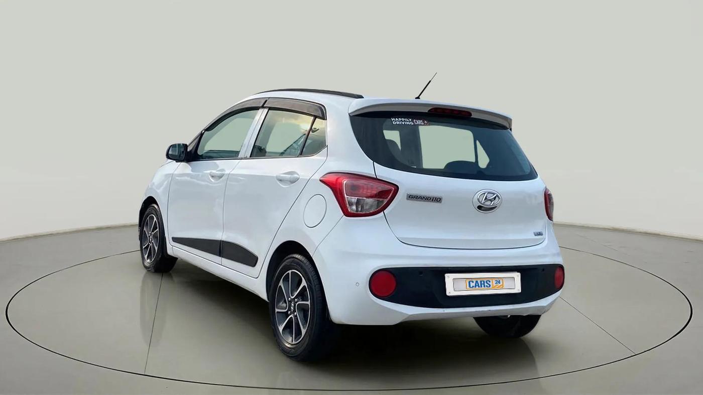 2019 Hyundai Grand i10 SPORTZ (O) AT 1.2 KAPPA VTVT, Petrol, Automatic, 78,117 km, Left Back Diagonal