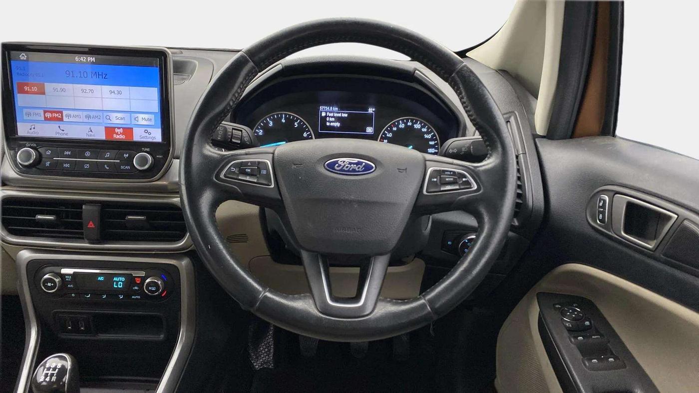 2020 Ford Ecosport TITANIUM 1.5L PETROL, Petrol, Manual, 57,774 km, Steering Wheel Close Up