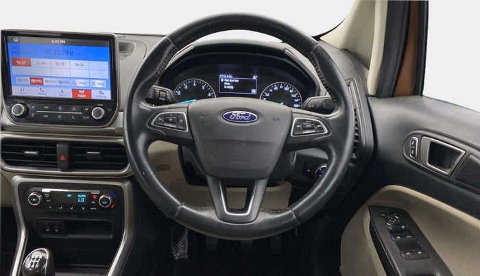 2020 Ford Ecosport TITANIUM 1.5L PETROL, Petrol, Manual, 57,726 km, Steering Wheel Close Up