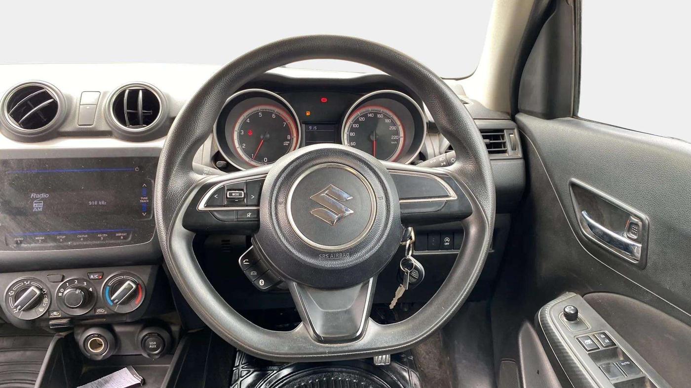 2022 Maruti Swift VXI, Petrol, Manual, 24,397 km, Steering Wheel Close Up
