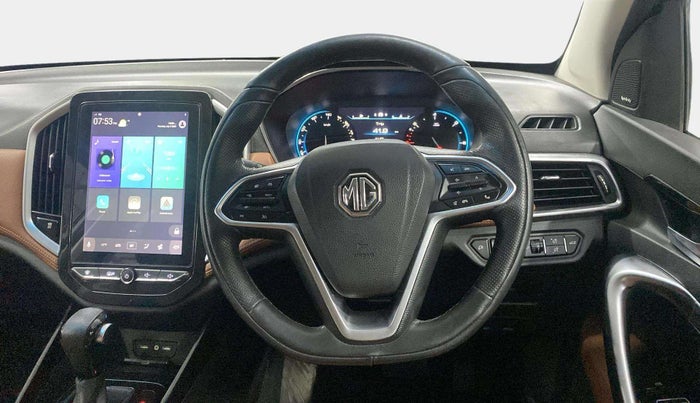 2020 MG HECTOR PLUS SHARP 1.5 PETROL TURBO DCT 6-STR, Petrol, Automatic, 32,709 km, Steering Wheel Close Up