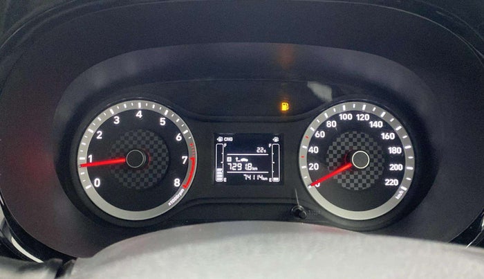 2021 Hyundai GRAND I10 NIOS SPORTZ 1.2 KAPPA VTVT CNG, CNG, Manual, 74,114 km, Odometer Image