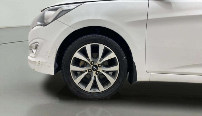 2015 Hyundai Verna FLUIDIC 4S 1.6 VTVT S(O), Petrol, Manual, 1,06,529 km, Left Front Wheel