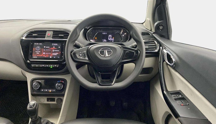 2022 Tata TIGOR XZ PLUS CNG, CNG, Manual, 51,503 km, Steering Wheel Close Up