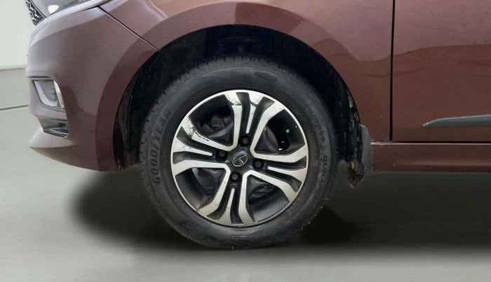 2022 Tata TIGOR XZ PLUS CNG, CNG, Manual, 51,503 km, Left Front Wheel