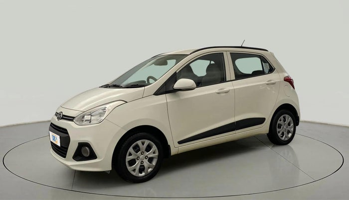 2015 Hyundai Grand i10 SPORTZ 1.2 KAPPA VTVT, Petrol, Manual, 7,941 km, Left Front Diagonal