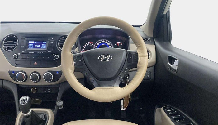 2015 Hyundai Grand i10 SPORTZ 1.2 KAPPA VTVT, Petrol, Manual, 7,941 km, Steering Wheel Close Up