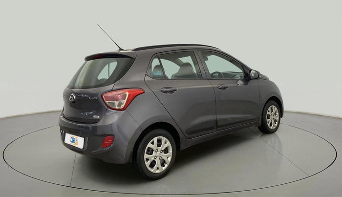 2015 Hyundai Grand i10 SPORTZ 1.2 KAPPA VTVT, Petrol, Manual, 44,406 km, Right Back Diagonal