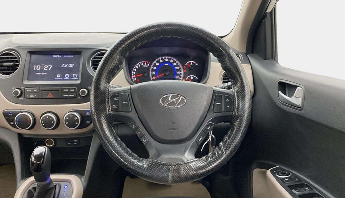 2018 Hyundai Grand i10 SPORTZ (O) AT 1.2 KAPPA VTVT, Petrol, Automatic, 28,872 km, Steering Wheel Close Up