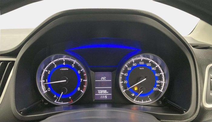 2016 Maruti Baleno DELTA PETROL 1.2, Petrol, Manual, 70,889 km, Odometer Image