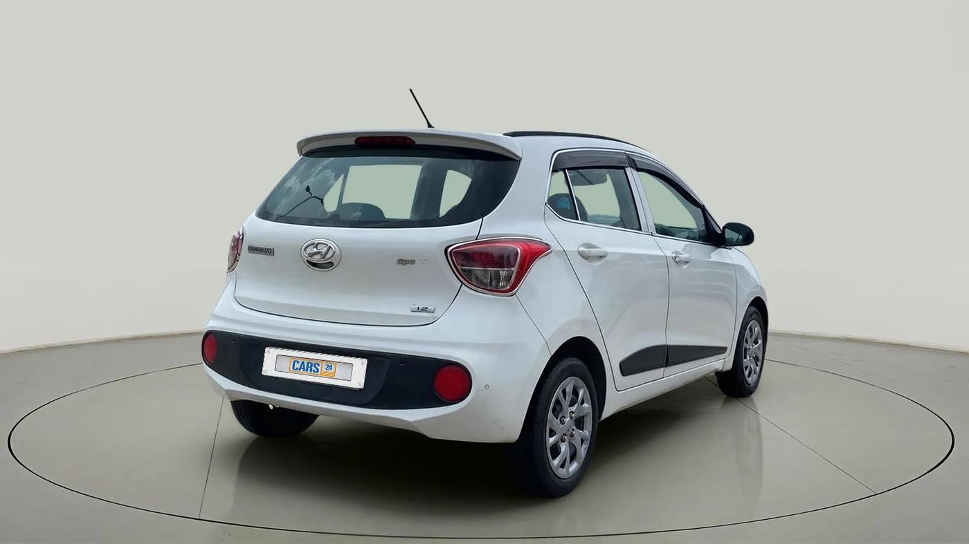 2019 Hyundai Grand i10 SPORTZ 1.2 KAPPA VTVT, Petrol, Manual, 58,313 km, Right Back Diagonal