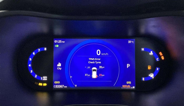 2023 Tata NEXON CREATIVE 1.2 REVOTRON 7 DCA, Petrol, Automatic, 33,357 km, Odometer Image