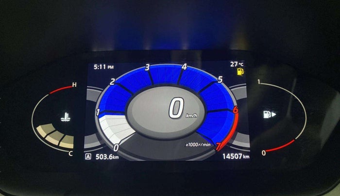 2023 Nissan MAGNITE XV TURBO, Petrol, Manual, 14,507 km, Odometer Image