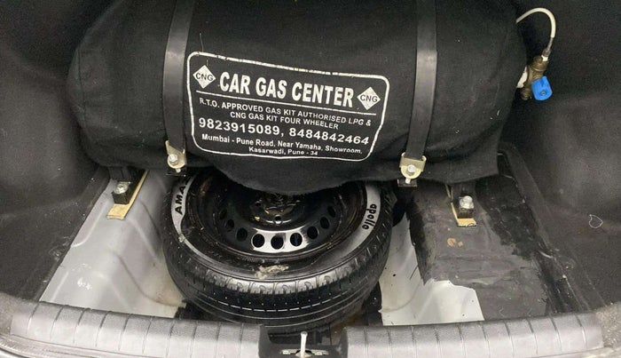 2014 Hyundai Xcent S 1.2, CNG, Manual, 75,627 km, Boot Inside