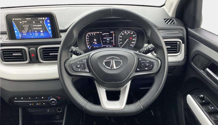 2023 Tata PUNCH CREATIVE  AMT, Petrol, Automatic, 6,285 km, Steering Wheel Close Up