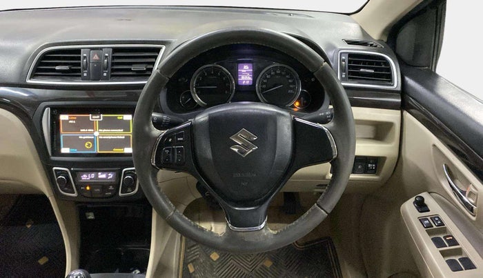 2017 Maruti Ciaz ALPHA 1.4 PETROL, Petrol, Manual, 95,334 km, Steering Wheel Close Up