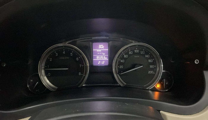 2017 Maruti Ciaz ALPHA 1.4 PETROL, Petrol, Manual, 95,334 km, Odometer Image