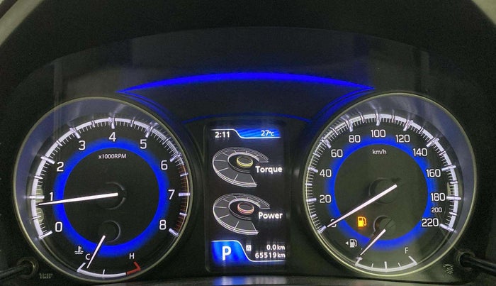 2018 Maruti Baleno ZETA CVT PETROL 1.2, Petrol, Automatic, 65,518 km, Odometer Image