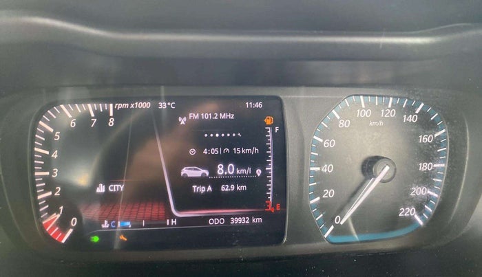 2022 Tata ALTROZ XZ PLUS PETROL DARK EDITION, Petrol, Manual, 39,995 km, Odometer Image