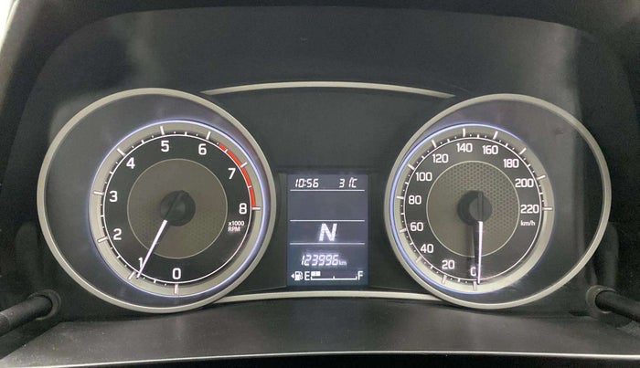 2021 Maruti Dzire ZXI AMT, Petrol, Automatic, 1,23,987 km, Odometer Image