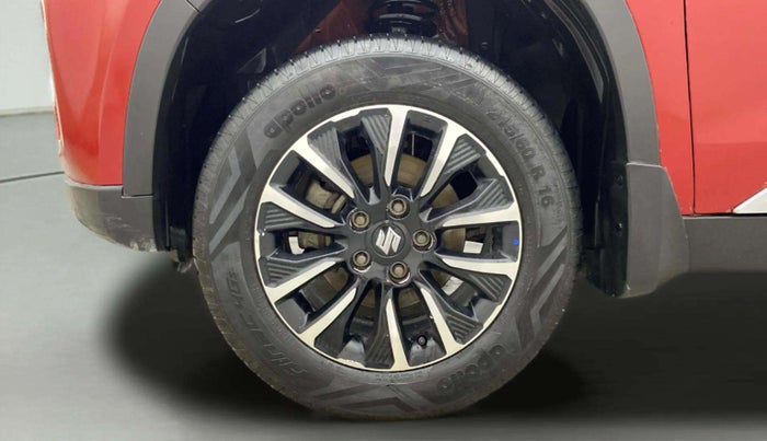 2021 Maruti Vitara Brezza ZXI PLUS DUAL TONE, Petrol, Manual, 1,08,832 km, Left Front Wheel