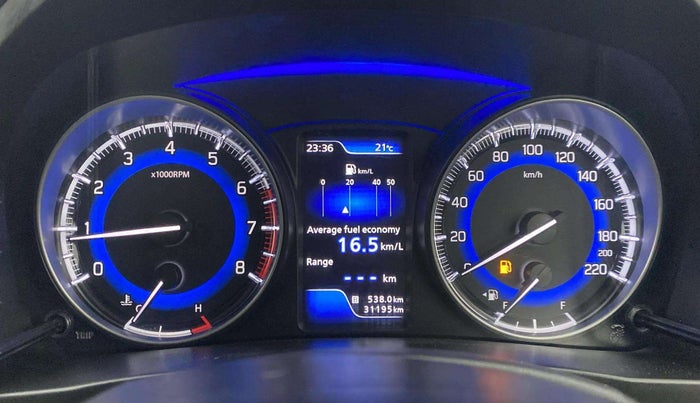2021 Maruti Baleno ZETA PETROL 1.2, Petrol, Manual, 31,231 km, Odometer Image