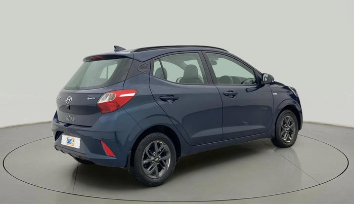 2021 Hyundai GRAND I10 NIOS SPORTZ AMT 1.2 KAPPA VTVT, Petrol, Automatic, 23,994 km, Right Back Diagonal